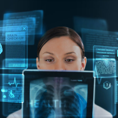 Teleradiologist Reading Radiology Images